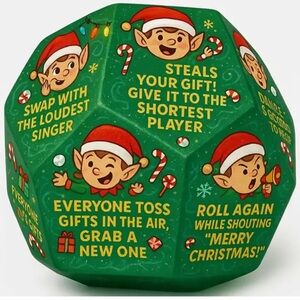 🎄 Christmas Chaos Ball Holiday Party Game/ Gift Exchange Dice Ball
